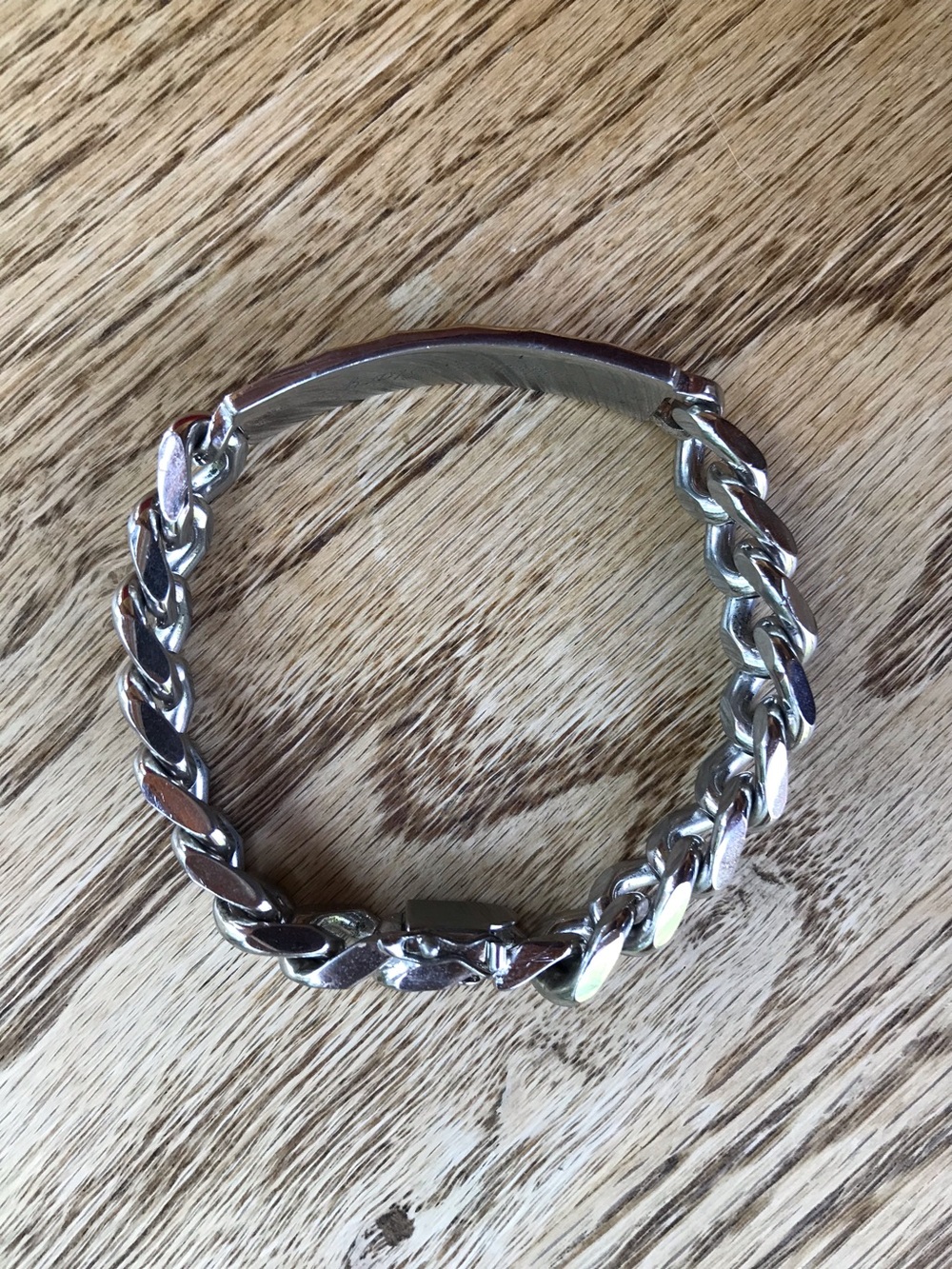 VTG Sterling Silver ID Bracelet